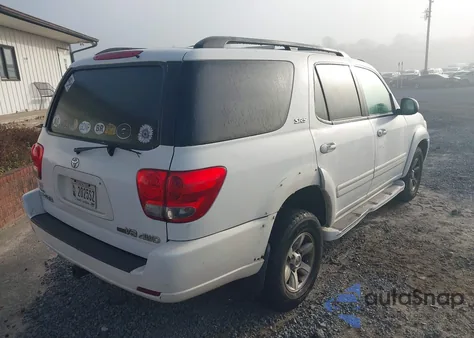 2006 Toyota Sequoia Sr5 V8 z USA, uszkodzony, nr VIN 5TDBT44AX6S260955